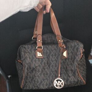 NX Satchel Black and Brown Purse